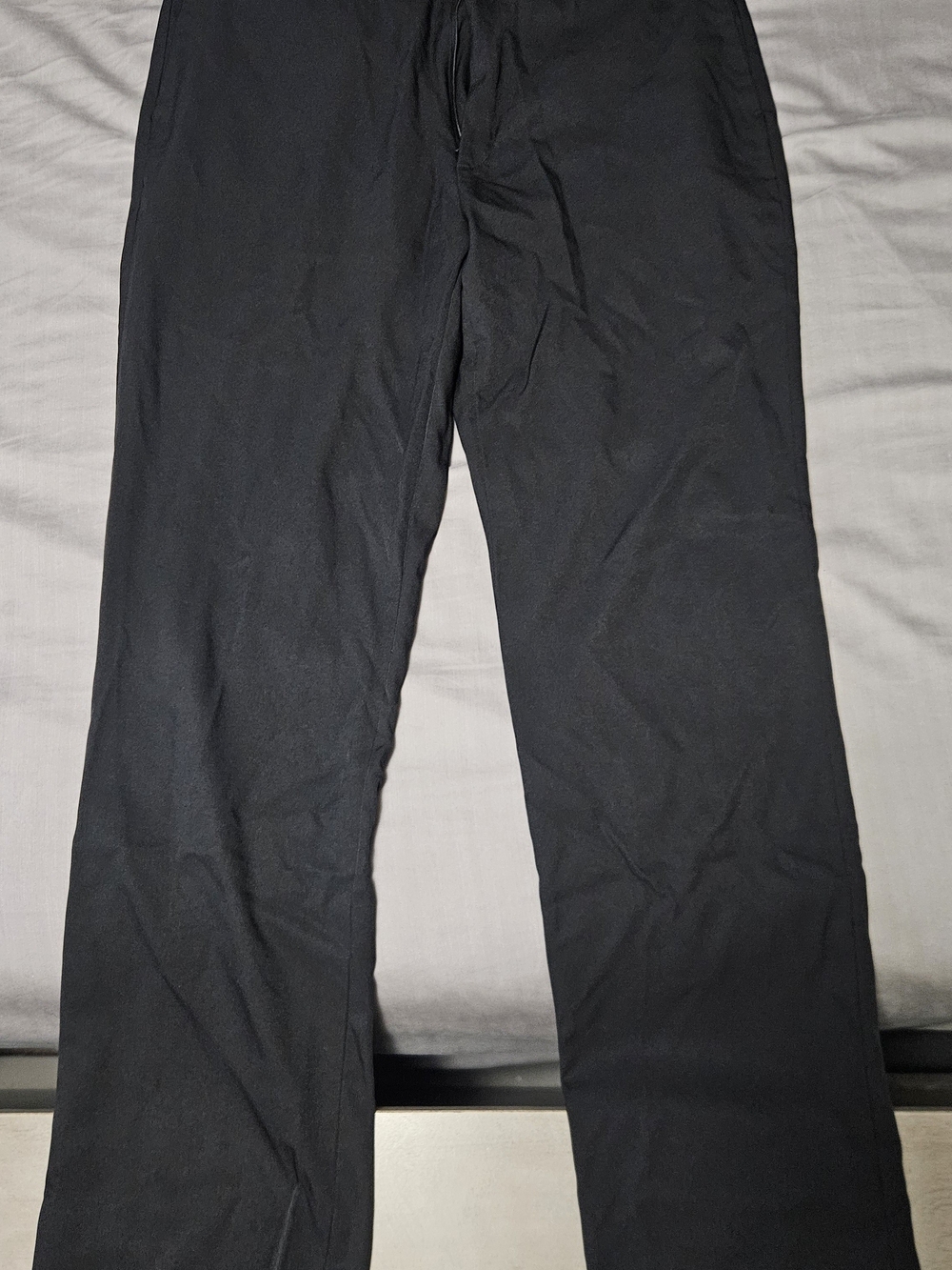 Claiborne Black Straight-Leg Chinos